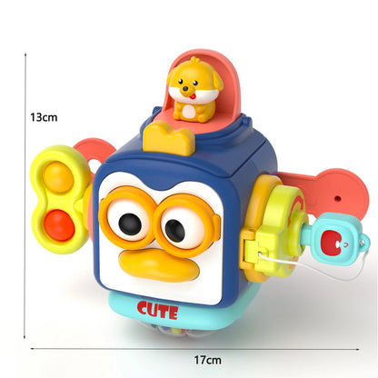 Baby Busy Board Cube Montessori Sensory Activity Toy