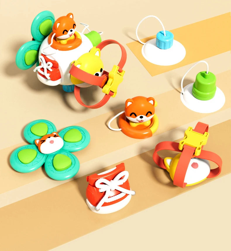 Baby Busy Board Cube Montessori Sensory Activity Toy