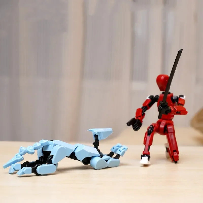 13-Joint Movable Robot Action Figure 3D Printed DIY Toy