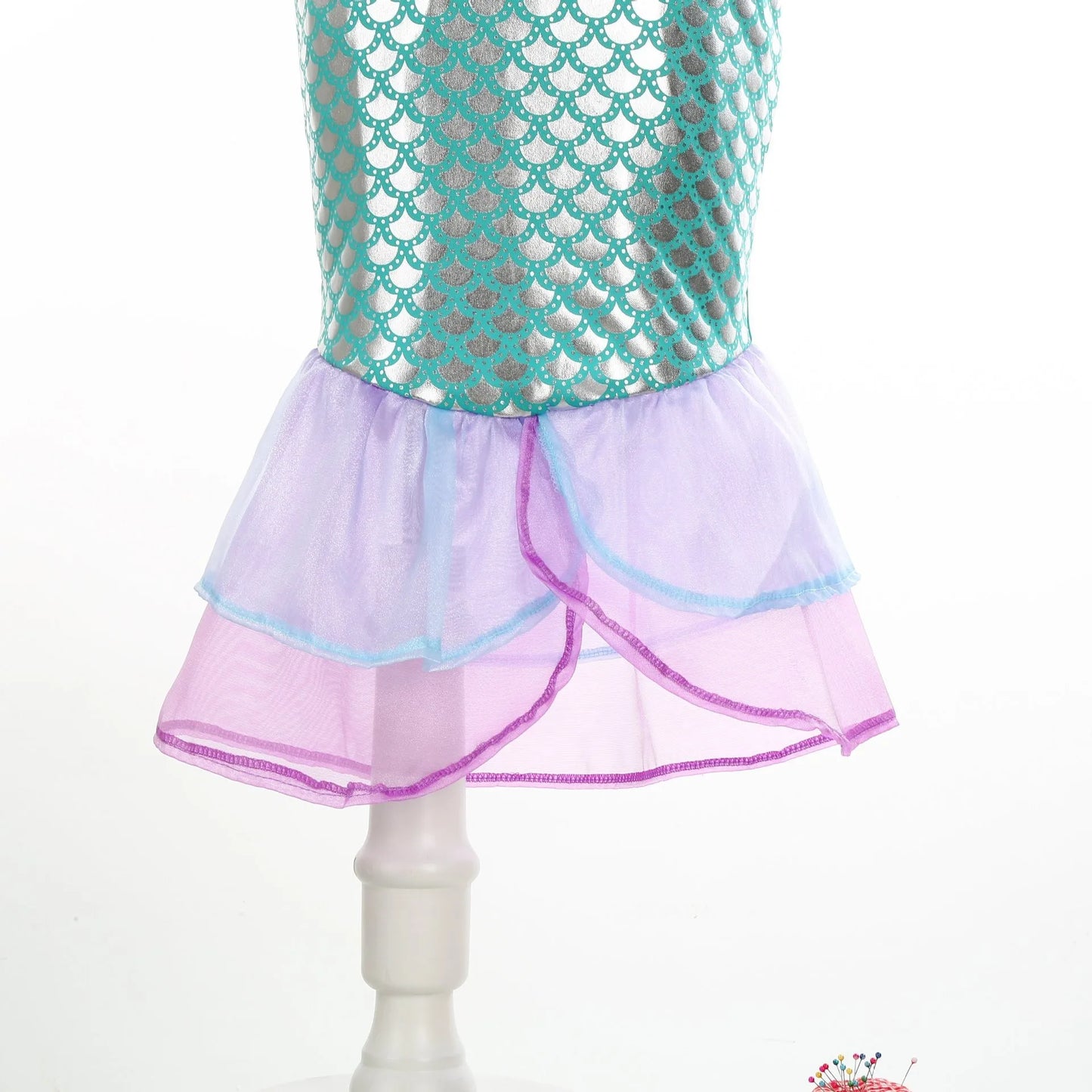 Little Mermaid Princess Costume Ariel Dress for Girls