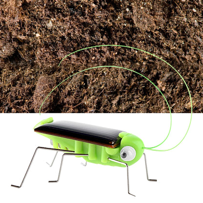 Solar Powered Grasshopper Toy Jumping Science Puzzle for Kids