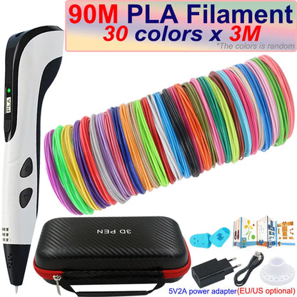 3D Printing Pen for Kids with LCD Screen & 200M PLA Filament