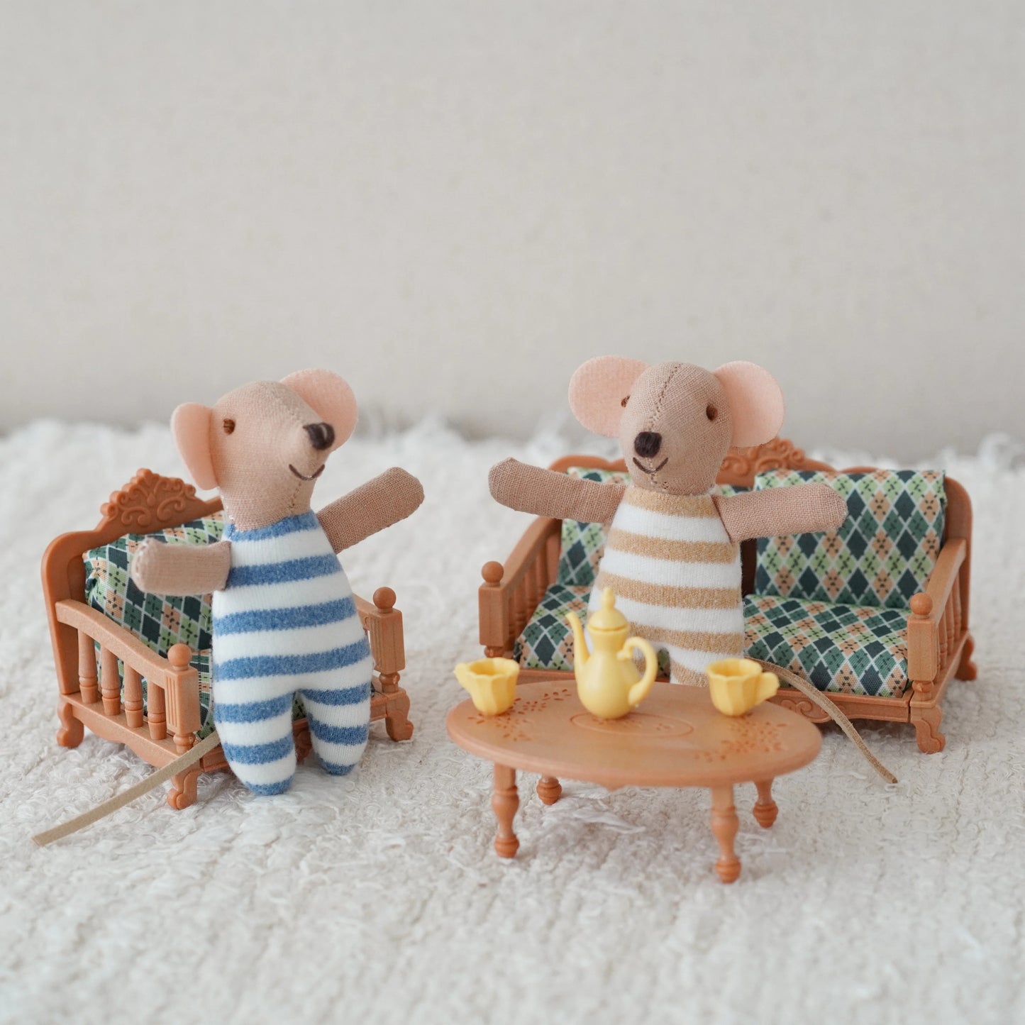 Mouse Plush Doll Soft Stuffed Animal Hand Puppet