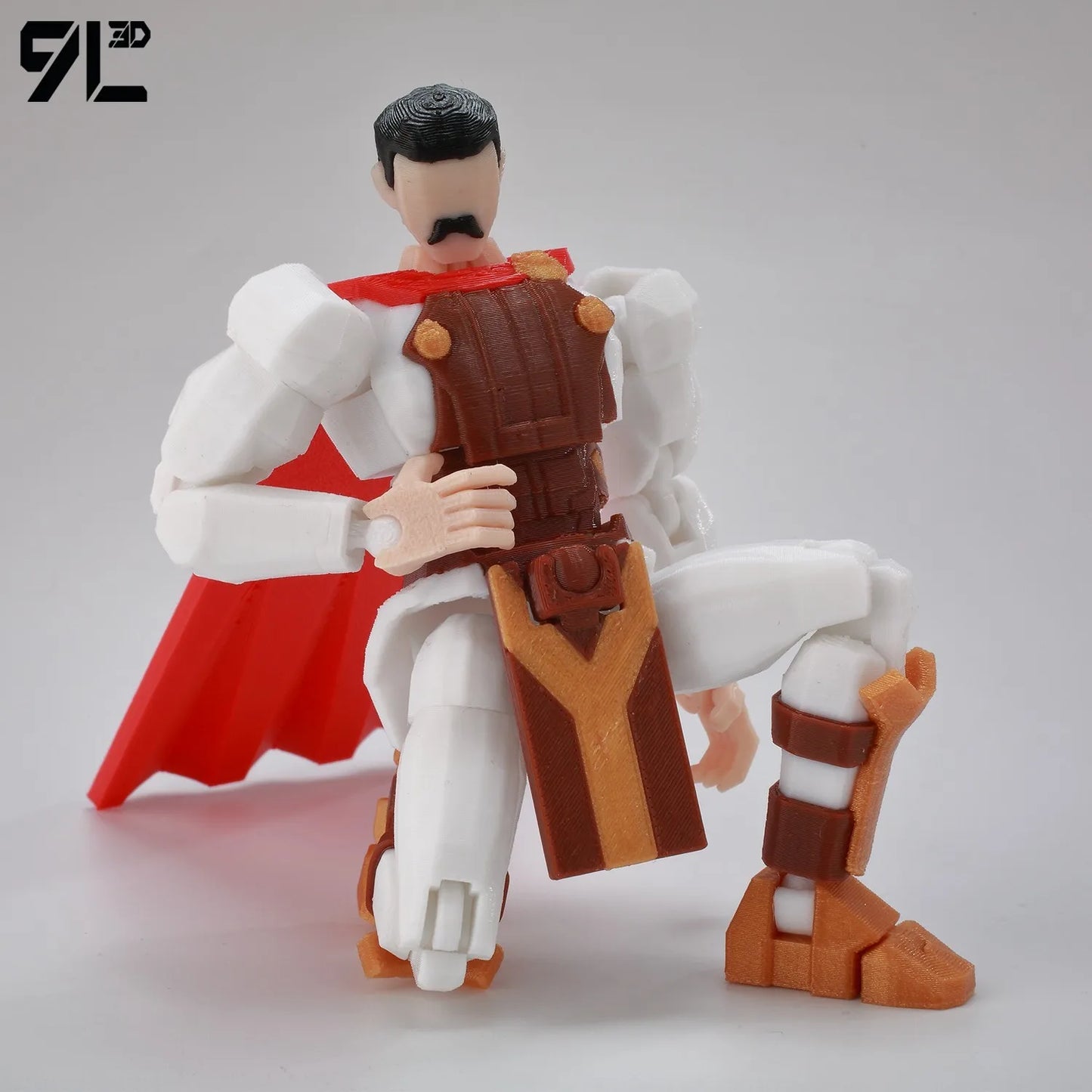 Invincible Boy Action Figure 14cm 3D Printed Multi Jointed Model