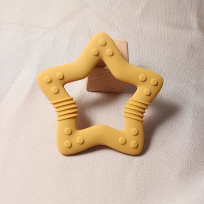 Heart Silicone Teether Food Grade Baby Teething Toy