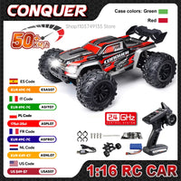 WLtoys 1:16 High Speed 4WD RC Monster Truck – 50KM/H Off-Road Remote Control Car