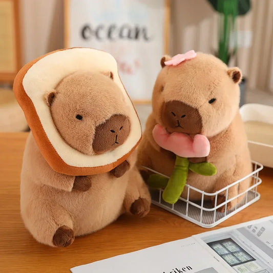Capybara Plush Toy – Cute Cosplay Stuffed Animal Doll