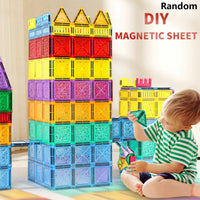 Magnetic Building Tiles STEM Construction Toy for Kids