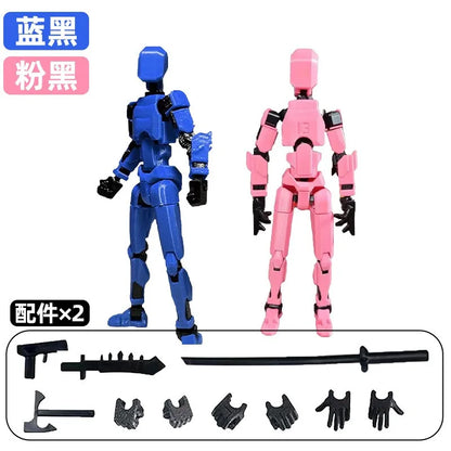 13-Joint Movable Robot Action Figure 3D Printed DIY Toy