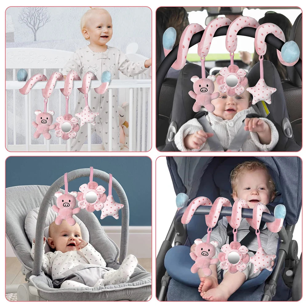 Baby Spiral Activity Toy for Car Seat, Stroller & Crib