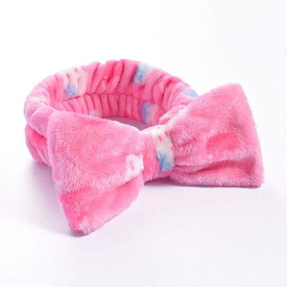 Makeup Headband – Soft Coral Fleece Face Wash Hair Band