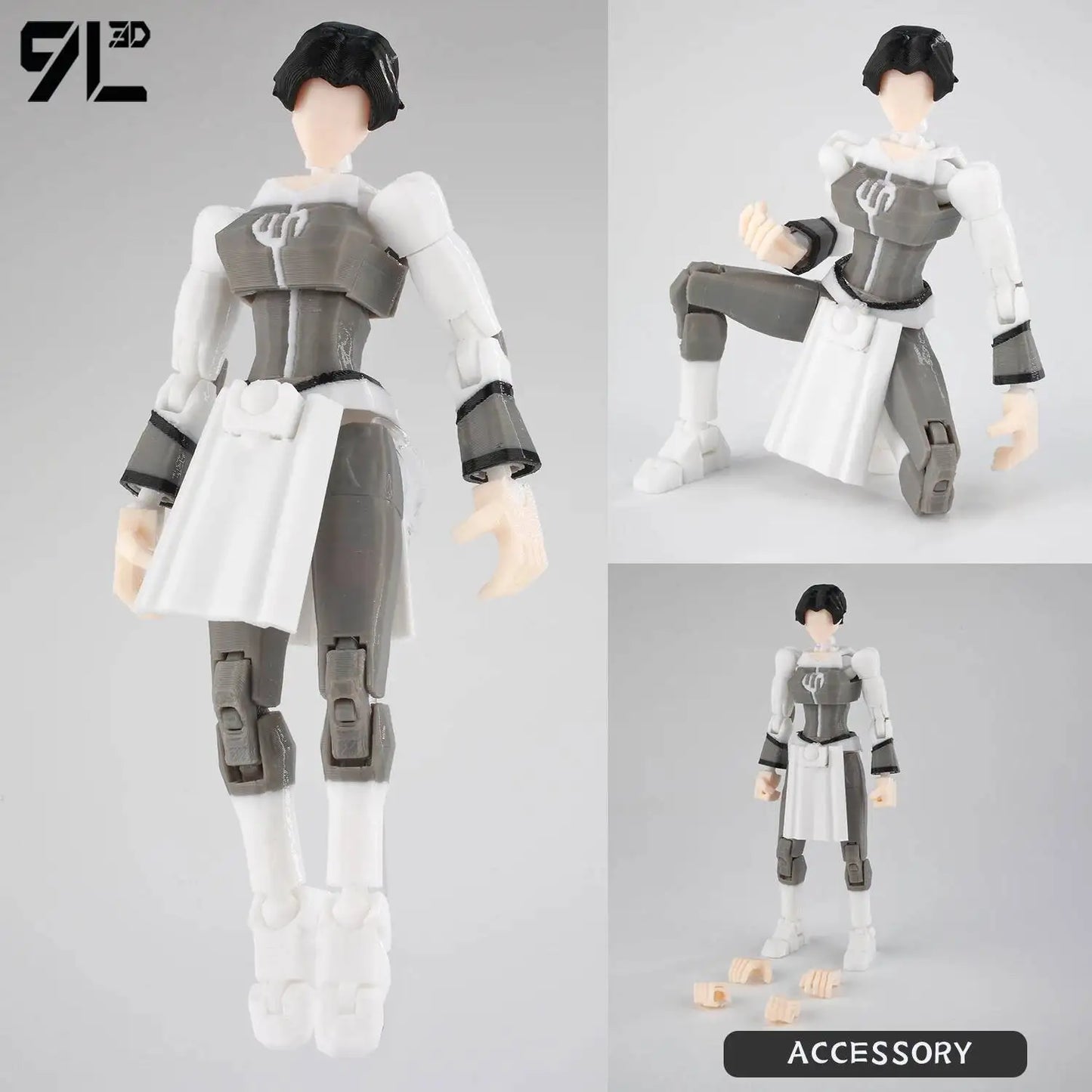 Invincible Boy Action Figure 14cm 3D Printed Multi Jointed Model