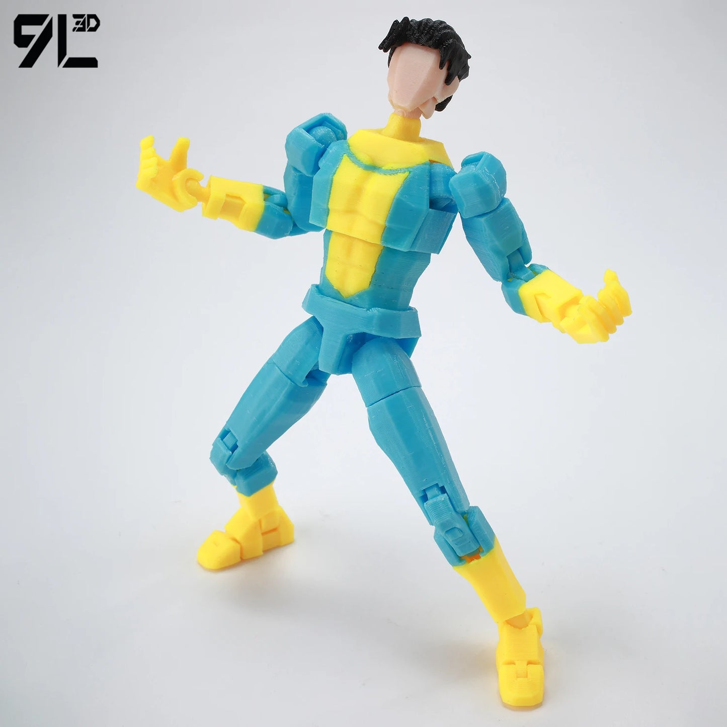 Invincible Boy Action Figure 14cm 3D Printed Multi Jointed Model