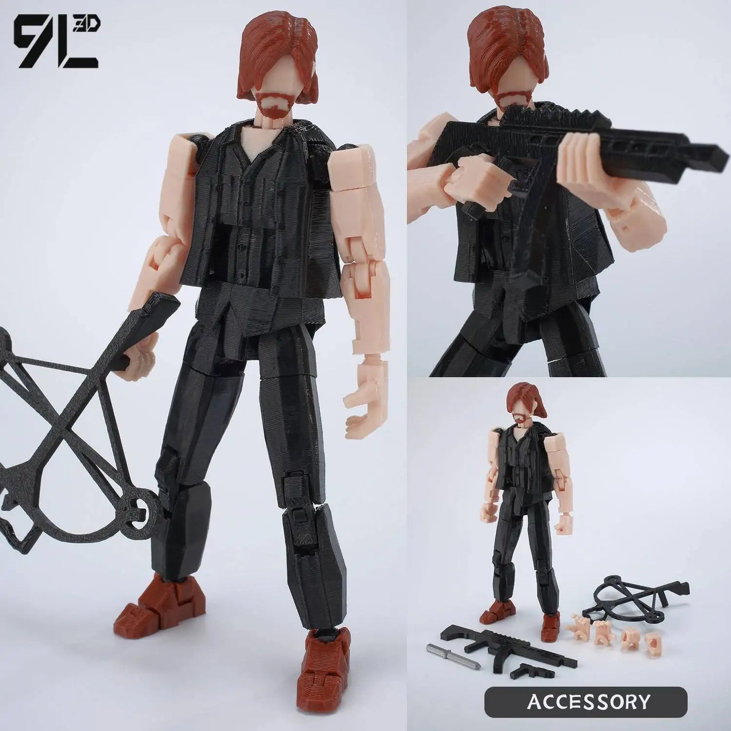 13cm Articulated Action Figure 3D Printed Collectible Model Toy