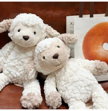 Sheep Plush Toy – Fluffy White Lamb Stuffed Animal 35cm