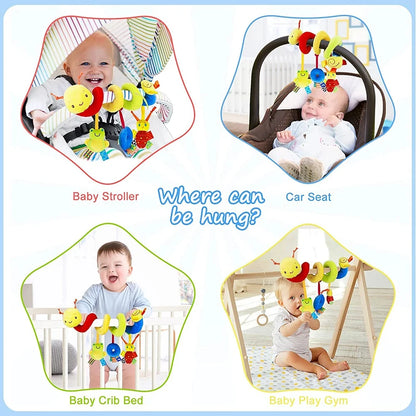 Baby Musical Spiral Crib Stroller Hanging Activity Toy