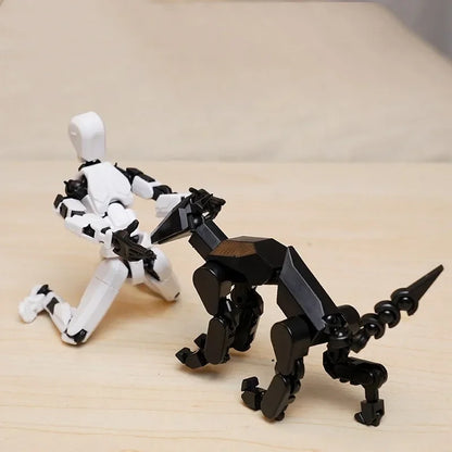 13-Joint Movable Robot Action Figure 3D Printed DIY Toy