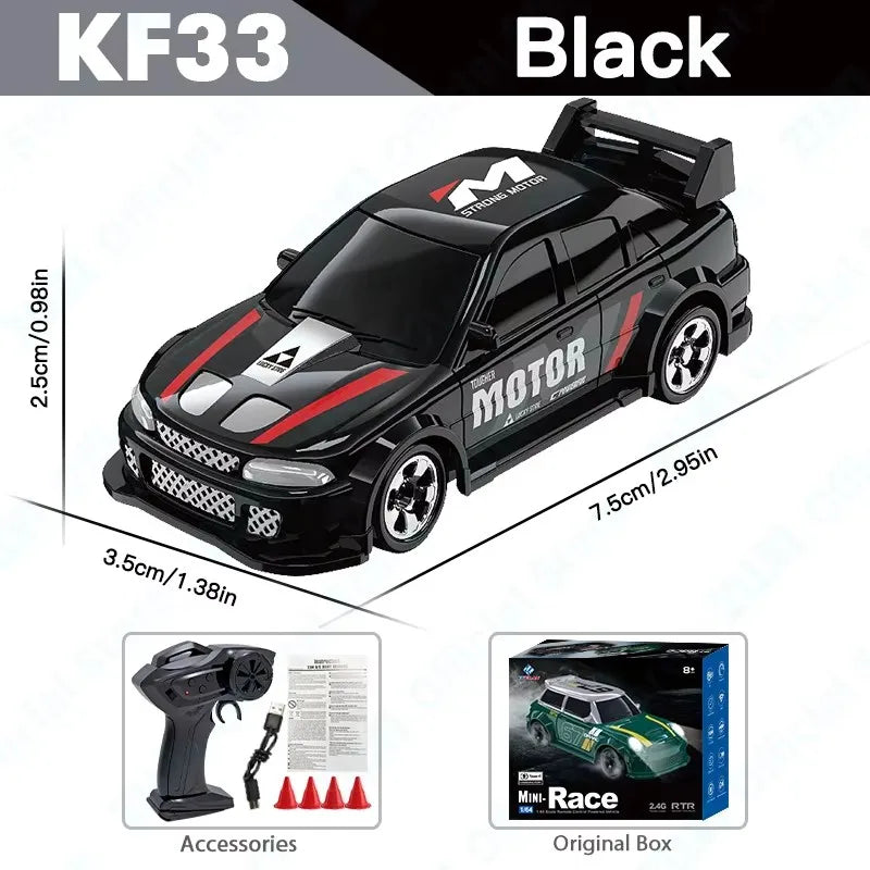 1:64 RC Drift Car – 4WD Mini Remote Control Racing Car
