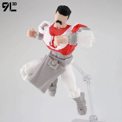 13cm Articulated Action Figure 3D Printed Collectible Model Toy