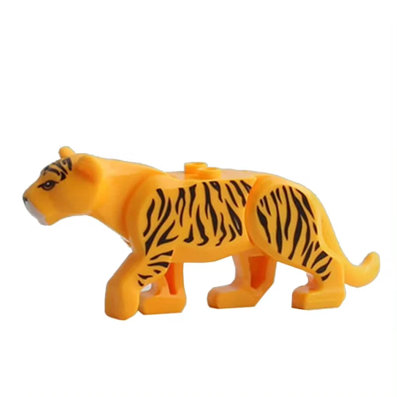 MOC Farm Zoo Animal Building Blocks Educational Toy Set