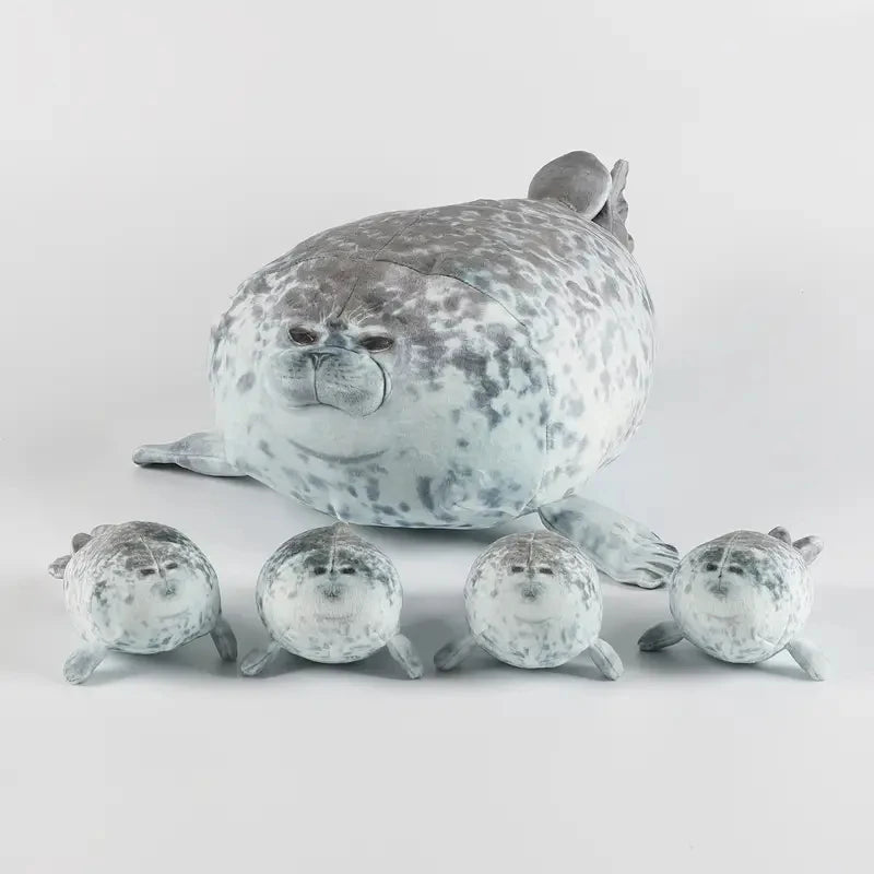 Seal Plush Toy Set Mother and Baby Stuffed Seal Family Soft Toy