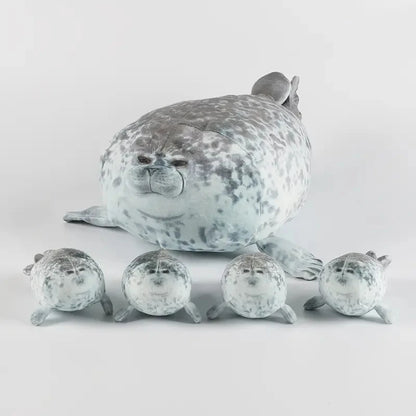 Seal Plush Toy Set Mother and Baby Stuffed Seal Family Soft Toy