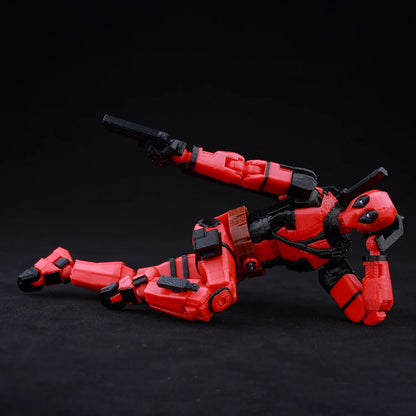 14cm Multi Jointed Action Figure 3D Printed Poseable Collectible Toy