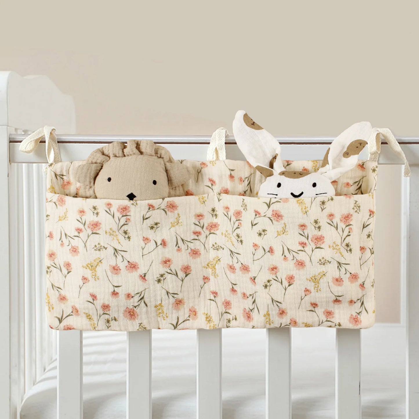 Baby Crib Organizer Hanging Diaper Caddy Storage Bag