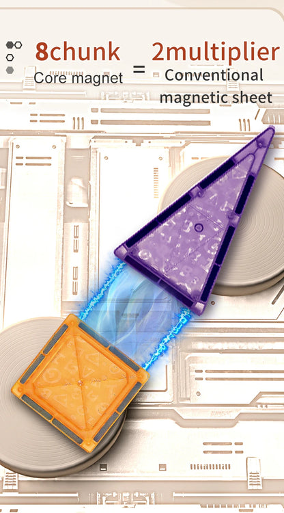Magnetic Building Tiles STEM Construction Toy for Kids