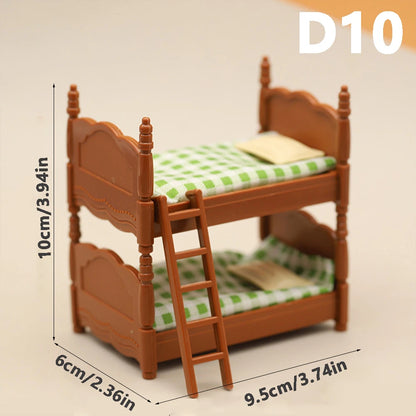 1:12 Miniature Dollhouse Furniture Set Pretend Play Accessories