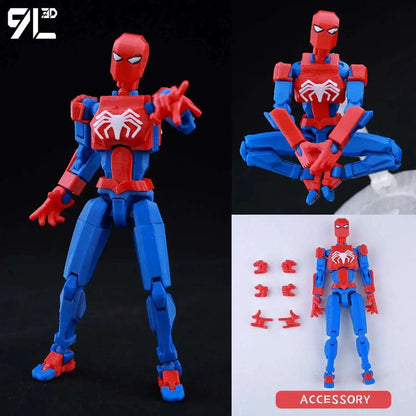 14cm Multi Jointed Action Figure 3D Printed Poseable Collectible Toy