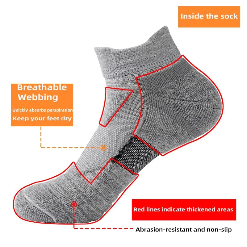 Anti Slip Soccer Socks Men Breathable Grip Sports Socks