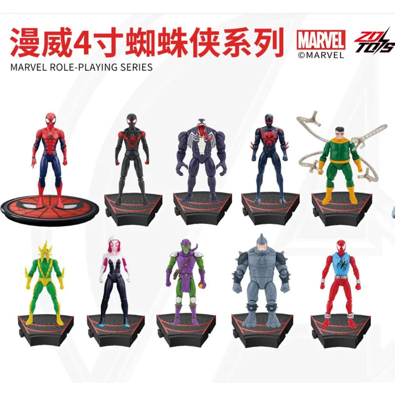 4 Inch Superhero Action Figure Movable Collectible Toy
