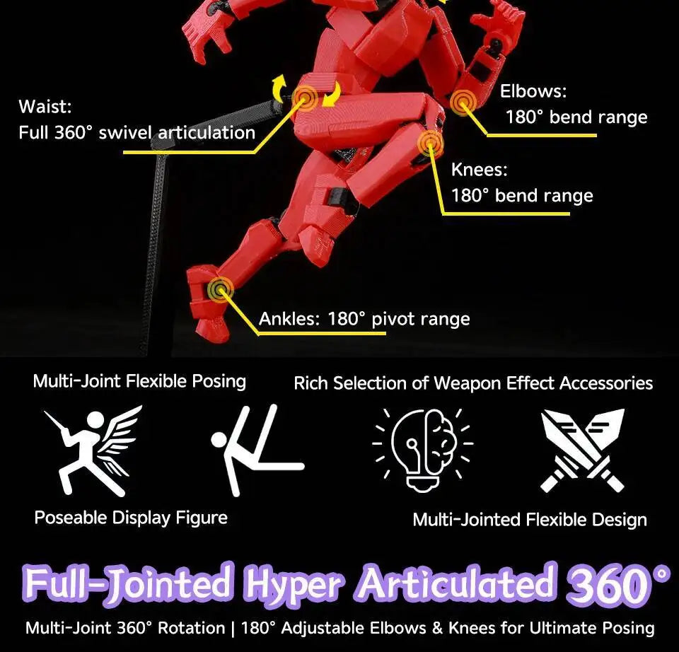 Invincible Boy Action Figure 14cm 3D Printed Poseable Model