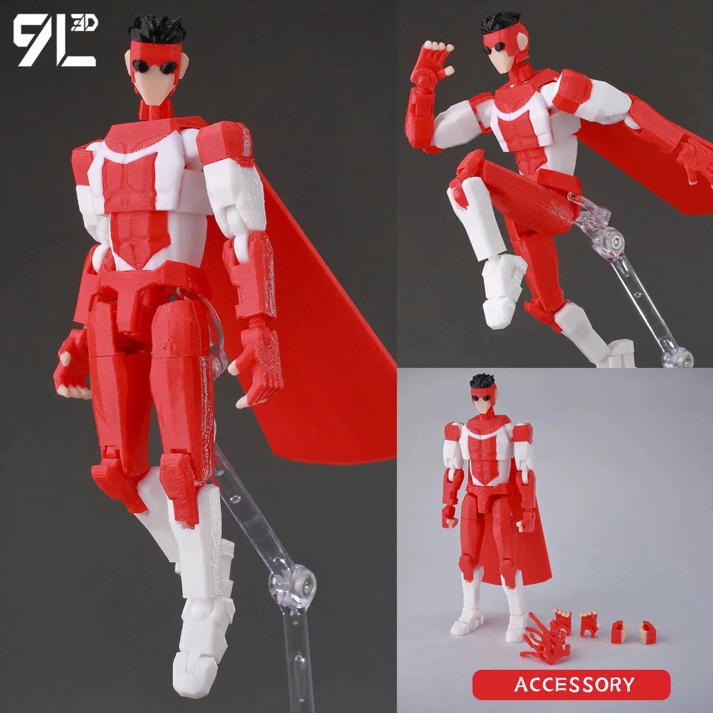 13cm Articulated Action Figure 3D Printed Collectible Model Toy