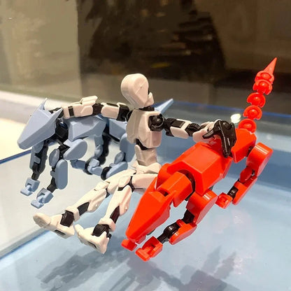 13-Joint Movable Robot Action Figure 3D Printed DIY Toy