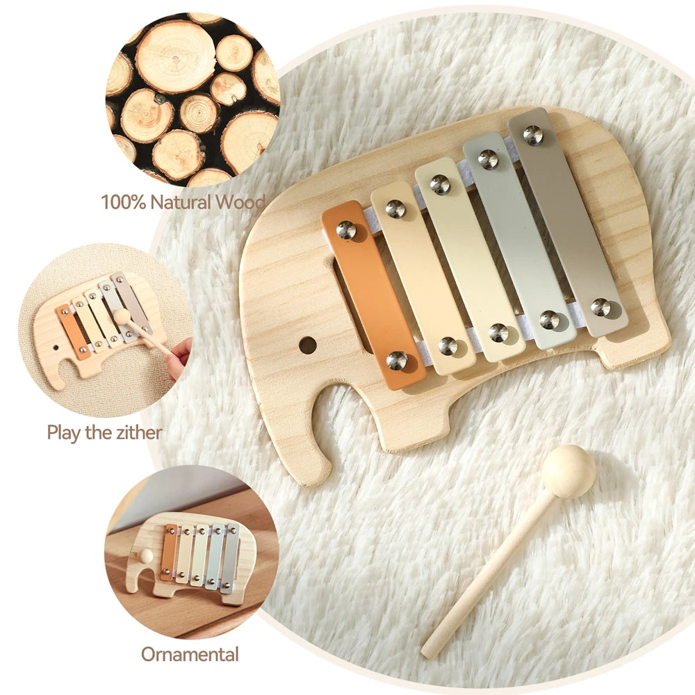 Wooden Kids Xylophone Montessori Musical Instrument Toy