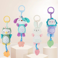 Baby Rattle Toy Soft Animal Sensory Hand Grip Toy