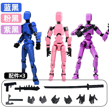 13-Joint Movable Robot Action Figure 3D Printed DIY Toy