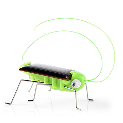 Solar Powered Grasshopper Toy Jumping Science Puzzle for Kids