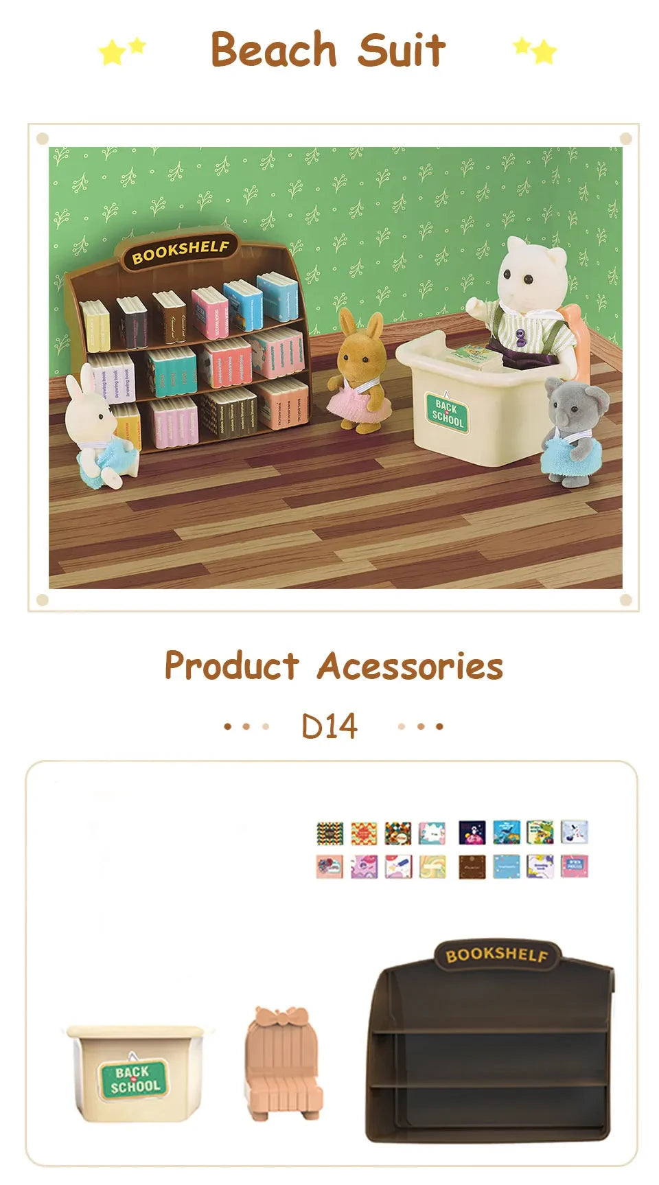 1:12 Miniature Dollhouse Furniture Set Pretend Play Accessories