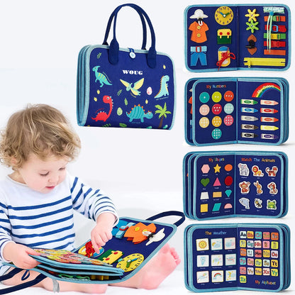 Montessori Busy Board for Toddler Learning Activities