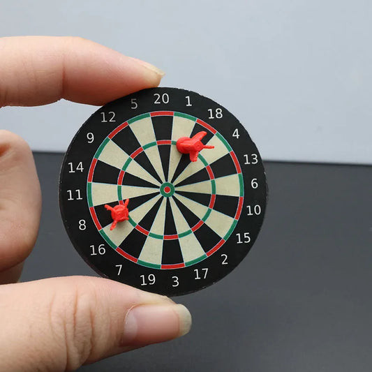 Mini Magnetic Dartboard Fridge Magnet Game with Adhesive