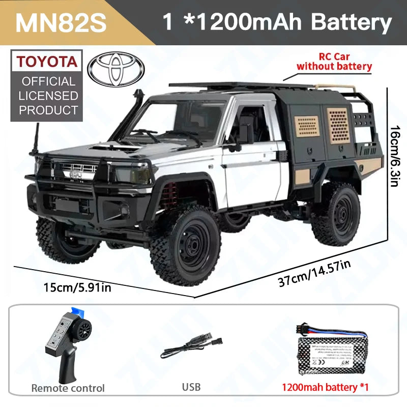 ZWN MN82 / MN82S 1:12 4WD RC Pickup Truck – LC79 Off-Road Climbing Remote Control Car