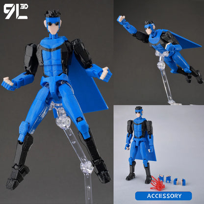 14cm Multi Jointed Action Figure 3D Printed Poseable Collectible Toy