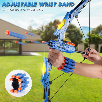 Kids Archery Set with LED Bow and Soft Dart Arrows
