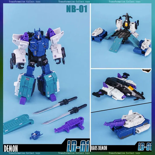 Tri-Variable Overlord Transformer Action Figure Aircraft Tank Model