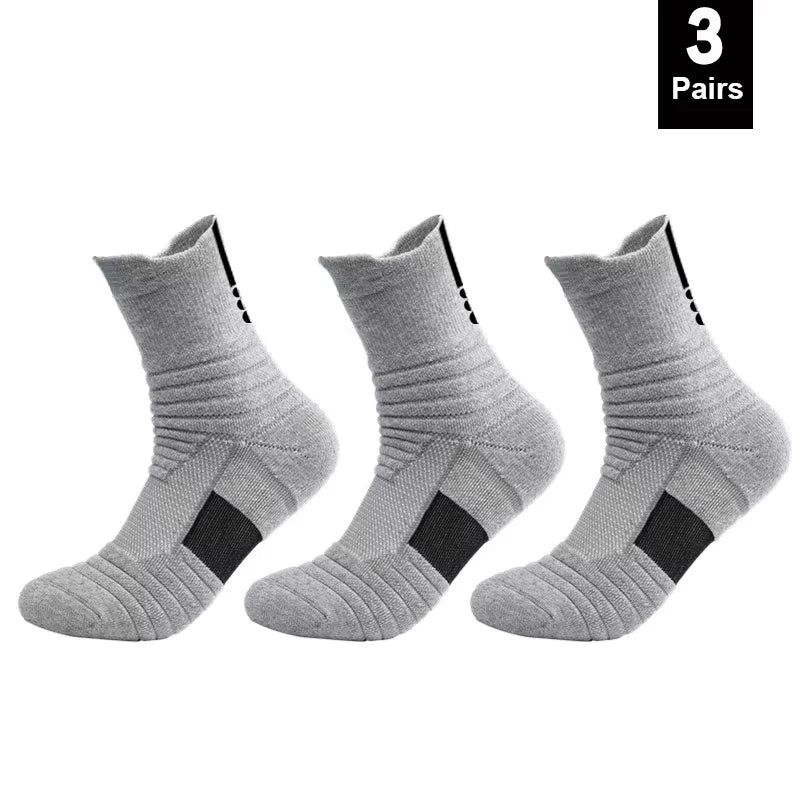 Anti Slip Soccer Socks Men Breathable Grip Sports Socks