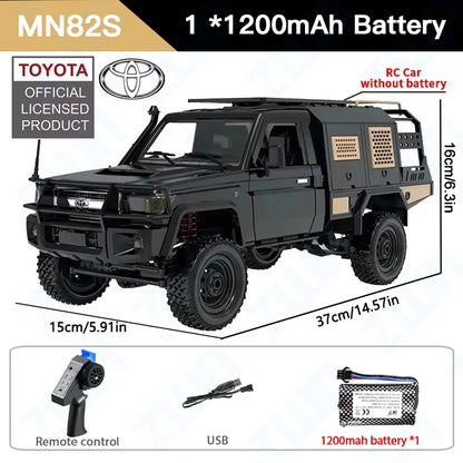 ZWN MN82 / MN82S 1:12 4WD RC Pickup Truck – LC79 Off-Road Climbing Remote Control Car