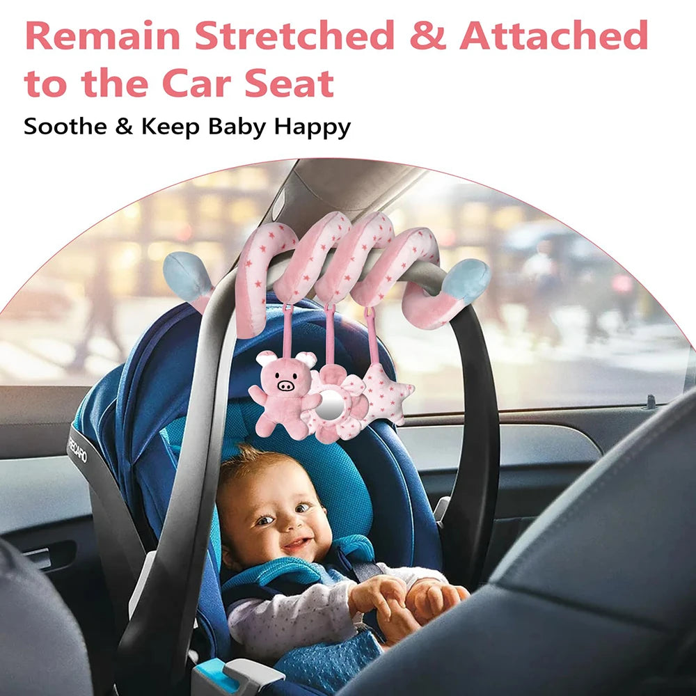 Baby Spiral Activity Toy for Car Seat, Stroller & Crib